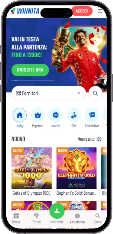 Winnita l'app
