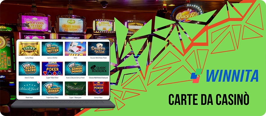 Giochi di blackjack e poker su Winnita