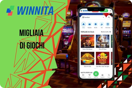 Ampia selezione di giochi su Winnita Casino