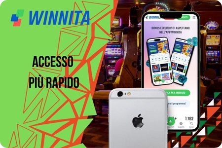 App mobile di Winnita Casino per Android e iOS